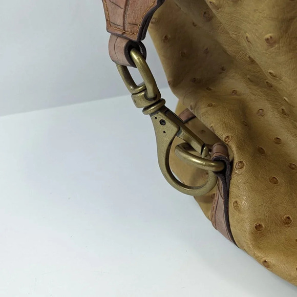 Nine West Leather Beige Satchel w/ Mini Tote - Picture 6 of 13